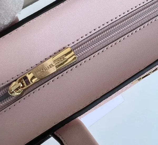 Michael Kors DK Powder Blush Carmen Tote Large Leather Purse - Image 6