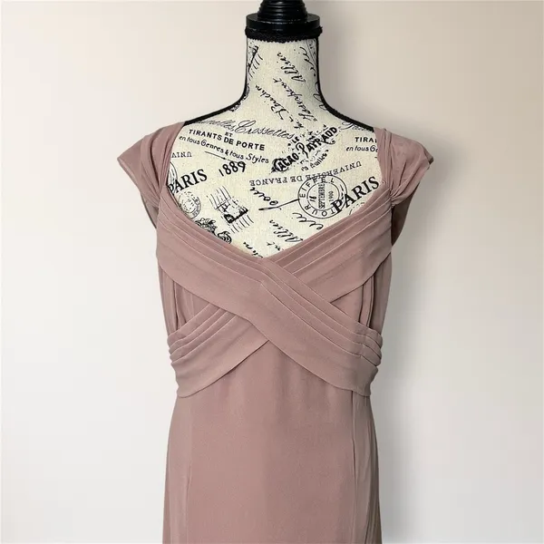 Baltic‎ Born Opal Sweetheart Gown 1X Mauve Pink Formal Wedding Guest Maxi Dress - Image 3