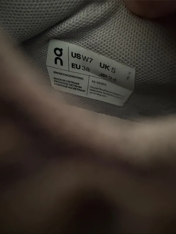 On Running The Roger Advantage White Leather Sneakers CloudTec Walking Sz 7 - Image 9