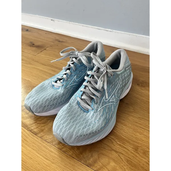 Mizuno Wave Inspire 20 Women's Cerulean‎ Blue White Running Shoes Size 9.5 - Image 2
