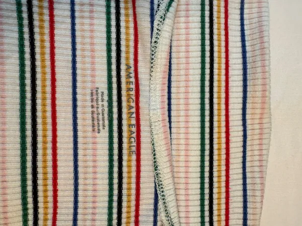 American Eagle Striped Tube Top - Image 3