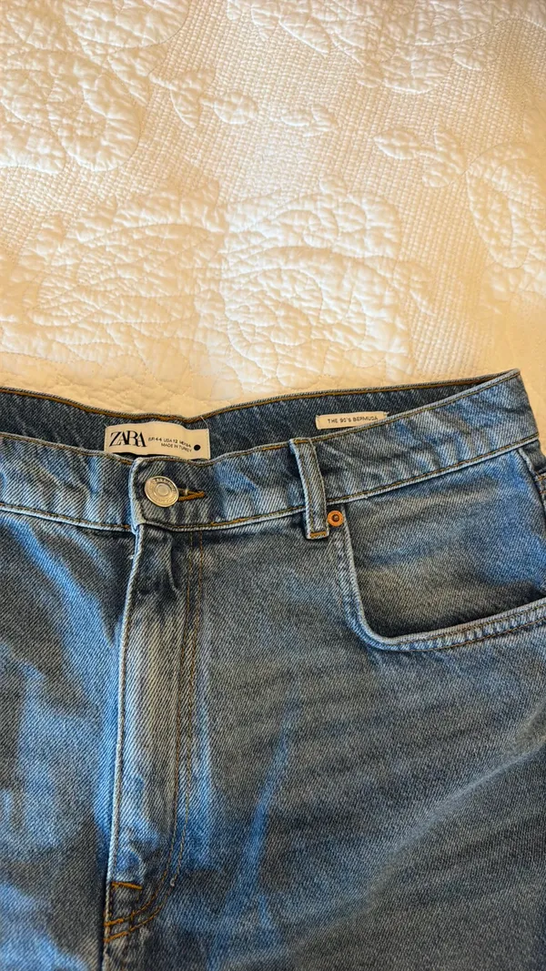 ZARA Denim Bermuda Shorts The 90s - Image 4