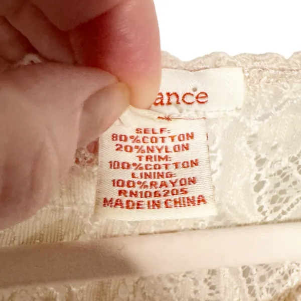 Sundance Ivory Lace Flare Dress Size S - Image 11