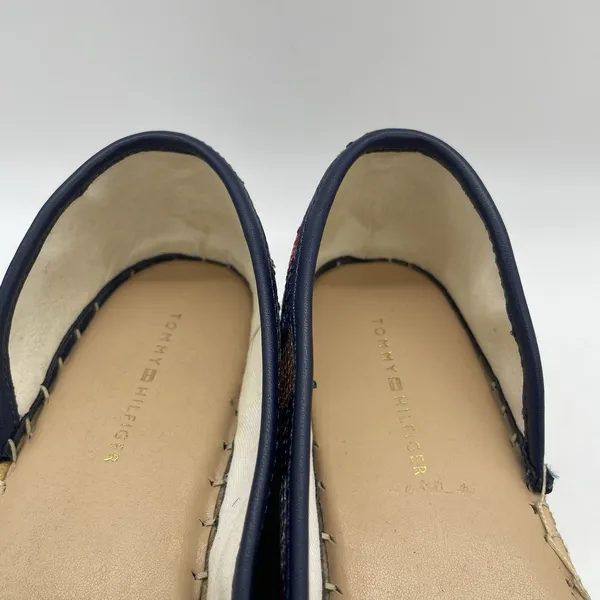 Tommy Hilfiger Womens 6.5 Shoes Flats Corliss 2‎ American Flag Sequin Espadrille - Image 12