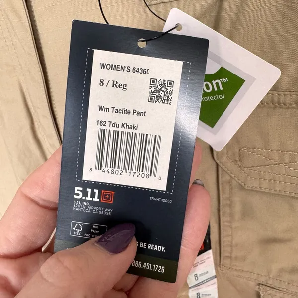5.11 Tactical - NWT Taclite Pro Ripstop Outdoor Pant Sz 8 - Image 6