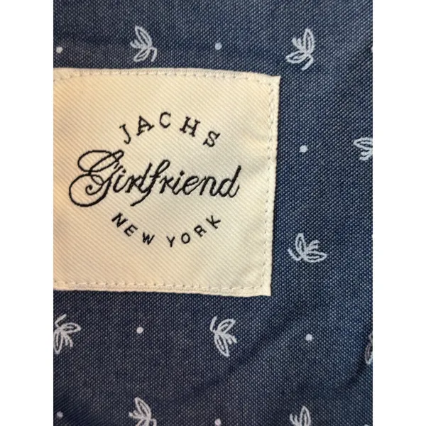 Jachs Girlfriend Purple Plaid Button Down Shirt Long Sleeve Rayon Blend Top - Image 6