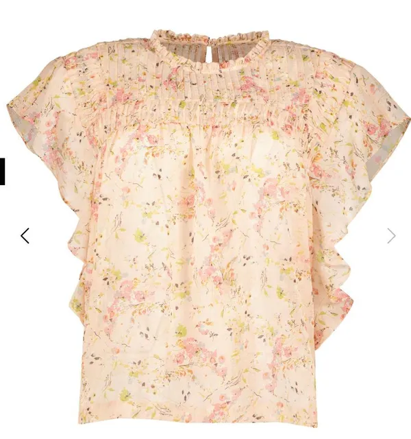 NWT Bishop and Young Shelby Flutter Sleeve Blouse - Image 2