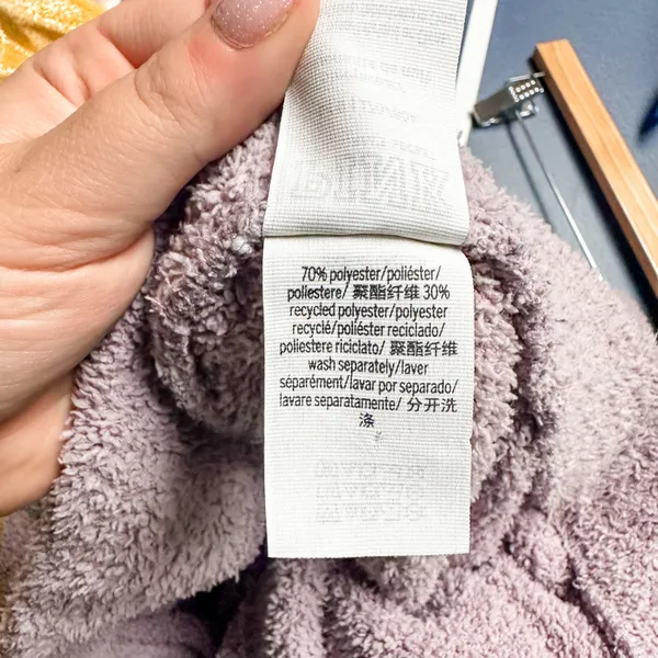 PINK Victoria’s Secret Purple Sherpa Flared Lounge Pants - Image 7