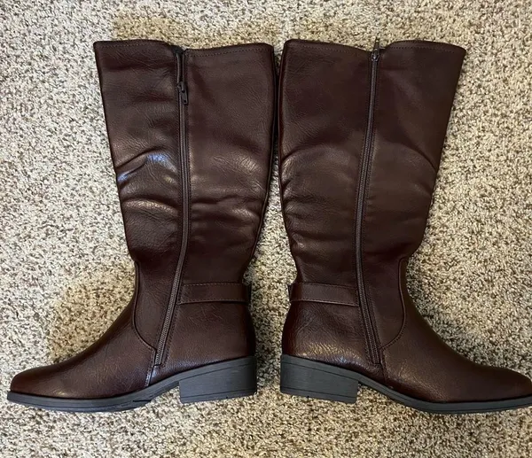 Women's Brown Riding Boots Size undefined - Image 2