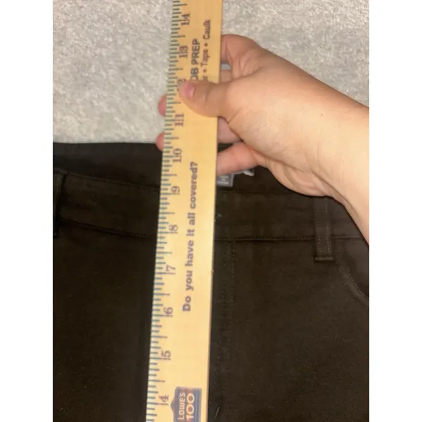 Vince Womens Pants Size 6 Olive Green Mid‎ Rise Skinny Leg Zipper - Image 6
