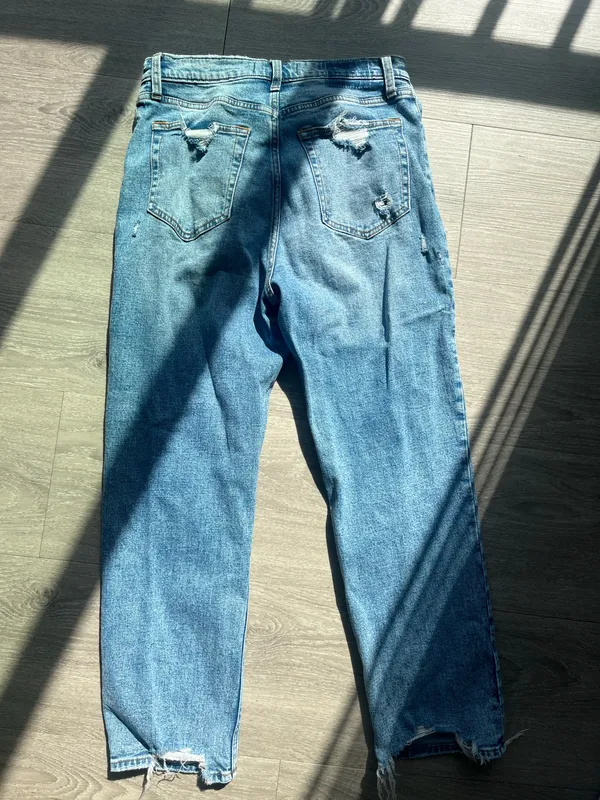 Abercrombie High-Rise Jeans Ankle Straight Curve Love - Image 2