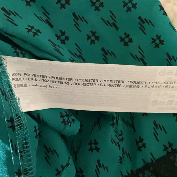 Green and Black Patterned Button-Up Shirt - Image 6