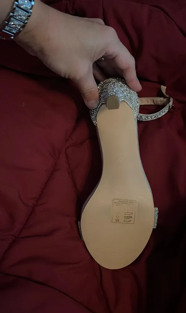 David's Bridal Heels Sparkly - Image 3