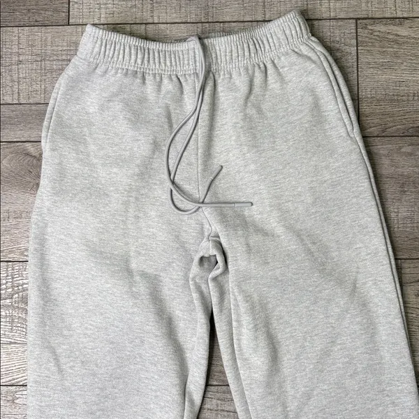 Efan Women's Classic Gray Baggy High Waisted Joggers With Pockets - Image 3
