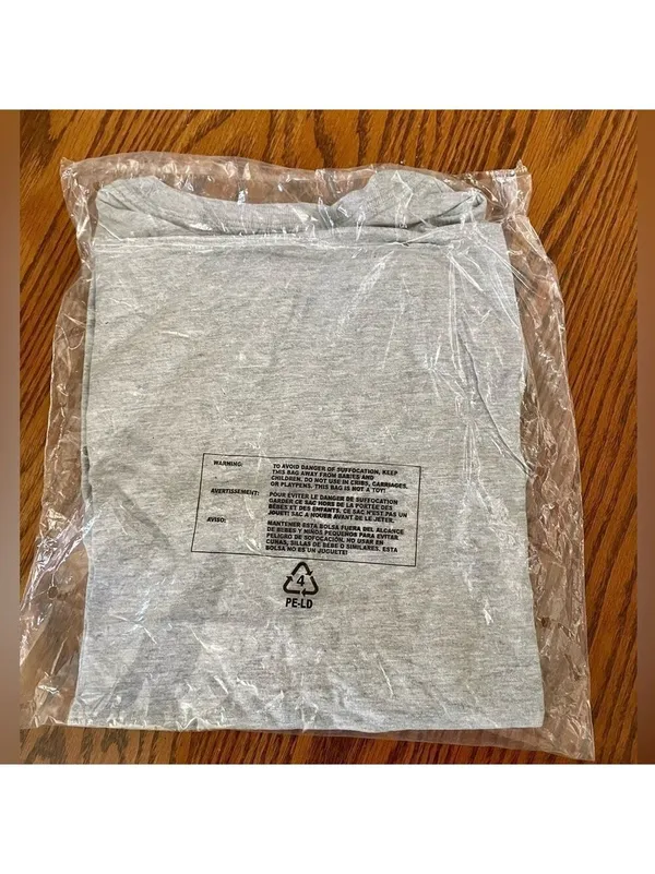 Hanes Nano- T Short Sleeve Light Steele Size Large Unisex - Image 7