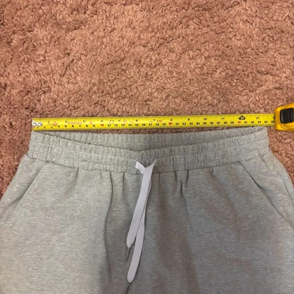 P’tula Womens XS Gray Pull On Mini Skirt Cozy Active Drawstring Pockets - Image 6