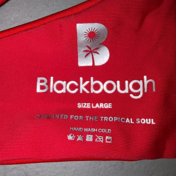 Blackbough Red Underwire Willow Bikini Swim Top Large  - Image 7