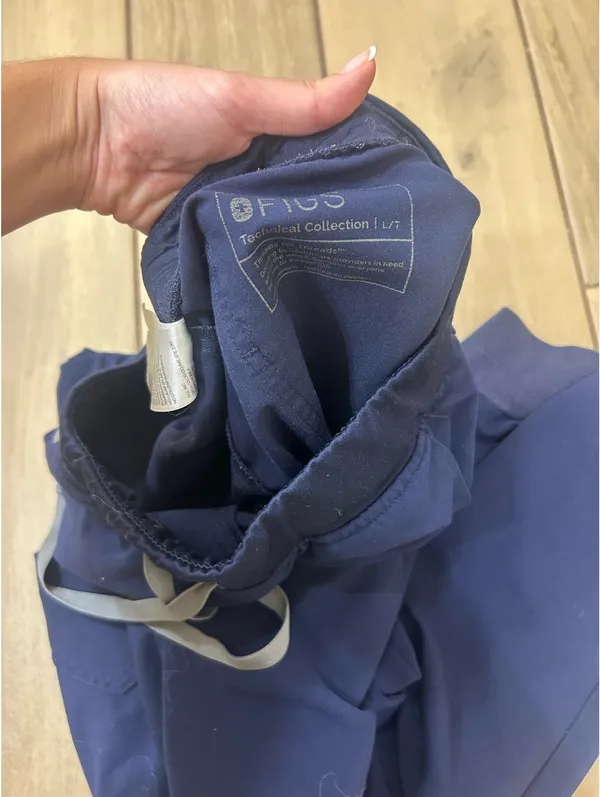 Navy FIGS Pants - Image 2