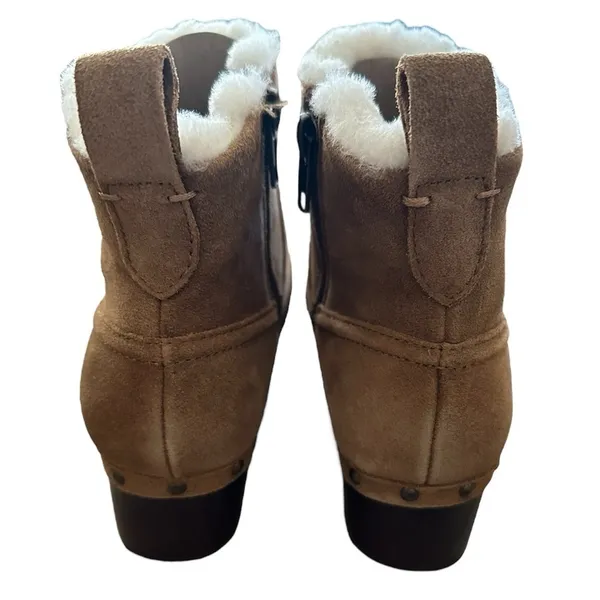 NIB MADEWELL The Marceline Clog Boot in Shearling Toffee Size 5.5 - Image 5
