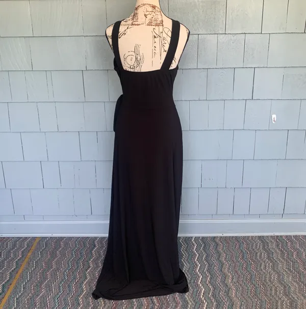 Le lis Black Maxi Wrap Dress - Image 3
