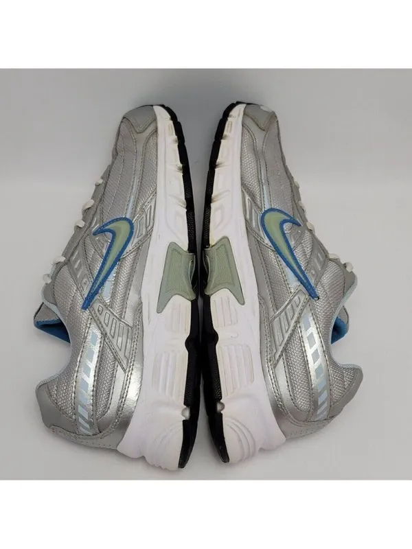 Nike Womens Gray White Initiator 394053-001 Lace Up Mid Athletic Shoes Size 8.5 - Image 8