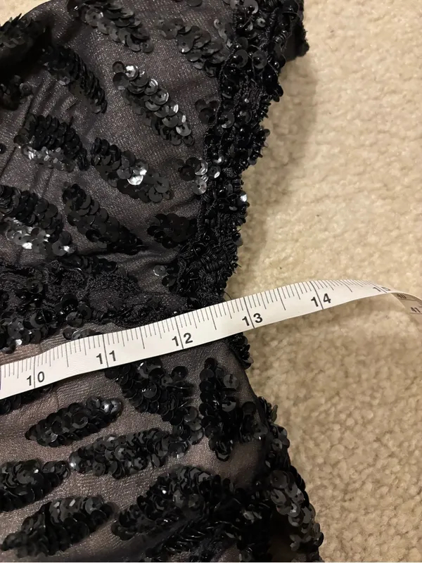 Mandalay Silk Beaded Black Maxi Dress - Image 5