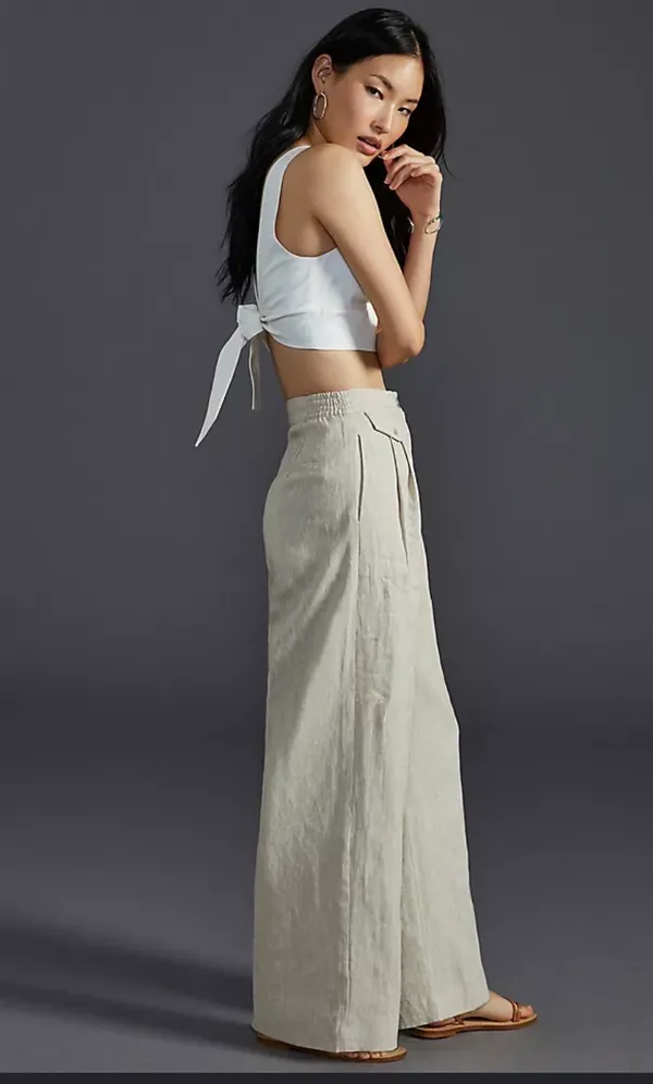 Sovere Anthropologie Linen Pants - Image 3