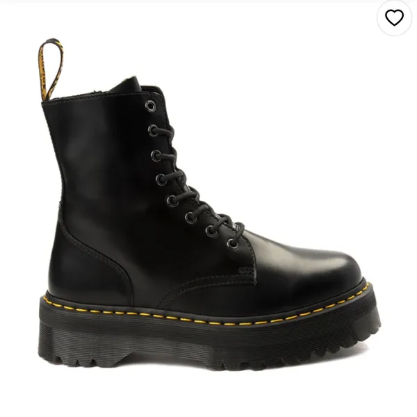 Dr Martens Jadon Smooth Leather Platform Boots - Image 3