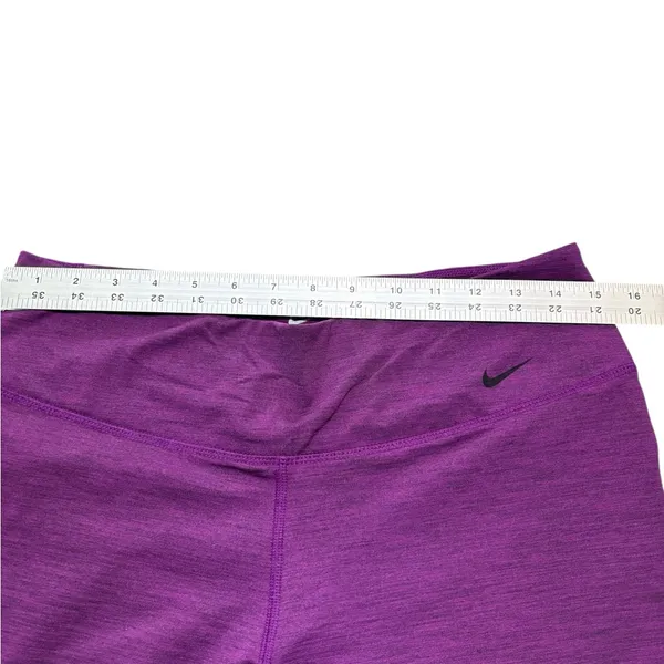 Nike DriFit Women’s Vibrant Purple Capri Leggings L - Image 3