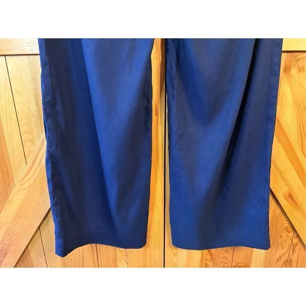 DKNY Pants Womens 6 Blue Wide Leg Pockets Dress Pants (4653) Read - Image 5