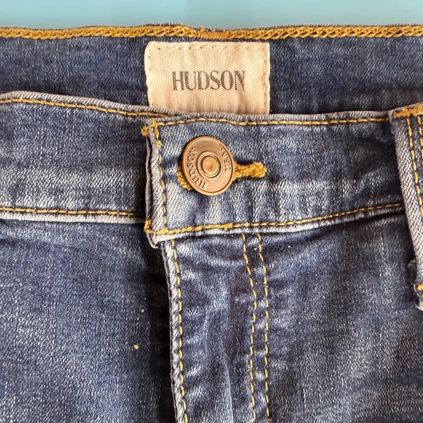 Hudson Women's NOA High Rise Stretch Cropped Jeans Size 27 - Image 6