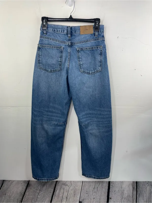 Zara Barrel Jeans size 12-13 years Junior size - Image 4
