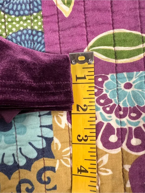 Lulu's Feeling Cheery Purple Velvet Long Sleeve Tie-Back Romper - Image 9
