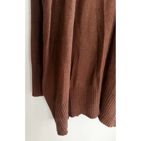 Free People We the Free Oversized Knit Cardigan Brown Women's Size Medium - Image 7