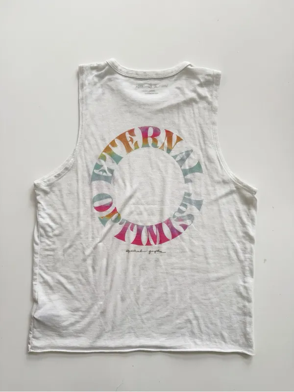 Spiritual Gangster Eternal Optimist Tank Size Small - Image 4