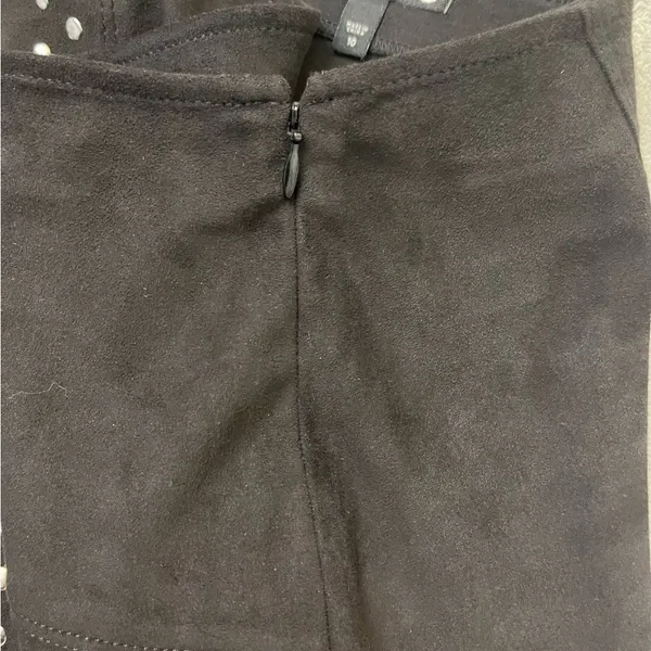 🌮NWOT EXPRESS Faux Suede Mini Skirt, Size 10 - Image 7