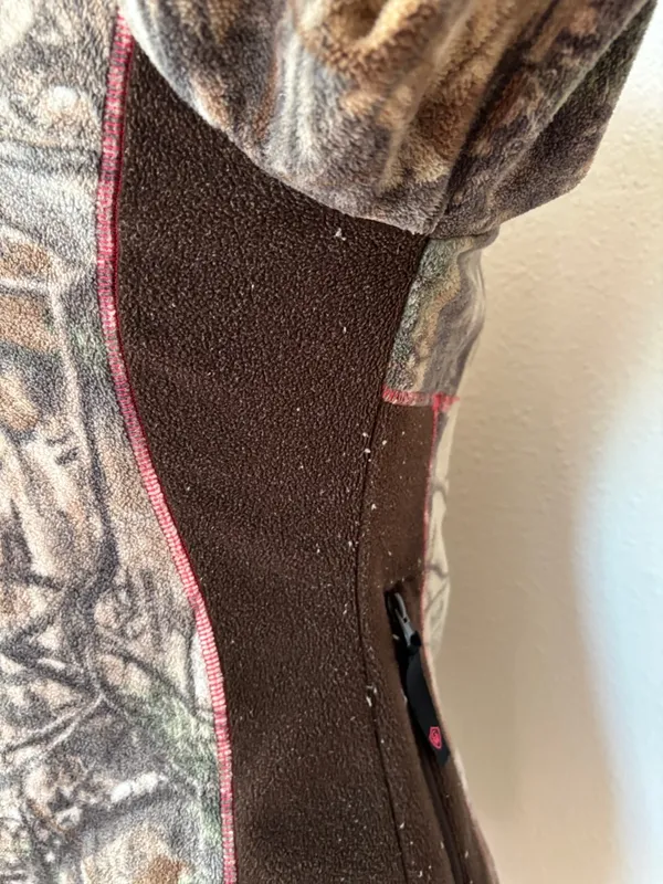 Game Winner Camouflage Fleece Collared Zip Up Jacket - Image 7