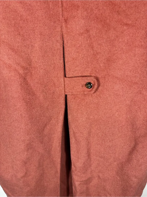 Zara Pink Wool‎ Blend Single Blend Pea Coat Women’s Sz XS - Image 8