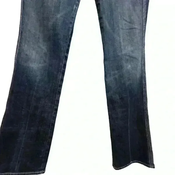 7 For All Mankind Women's Bootcut‎ Jeans Size 28 Dark Blue Stretch Denim - Image 12