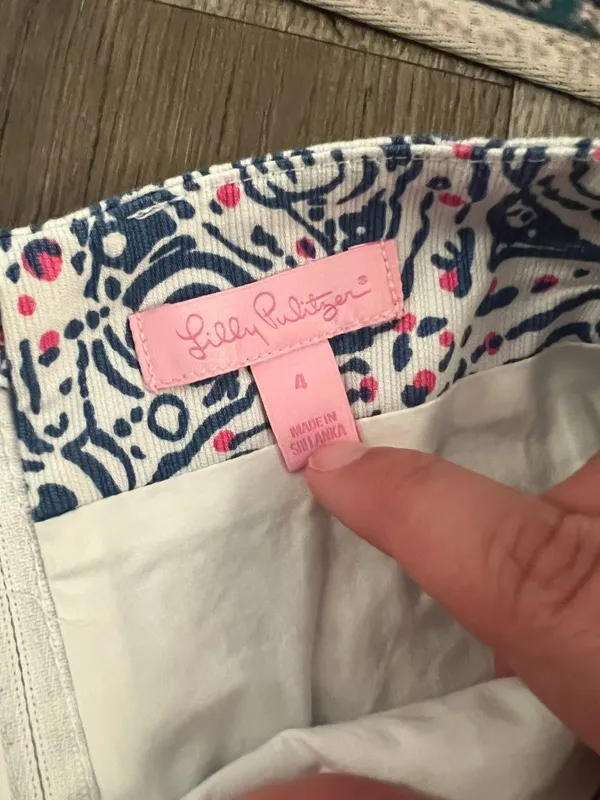 Lilly Pulitzer |‎ Marigold skort in indigo Star Crush size 4 - Image 11