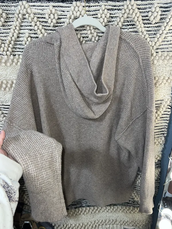 Aerie Knitted Hoodie - Image 3