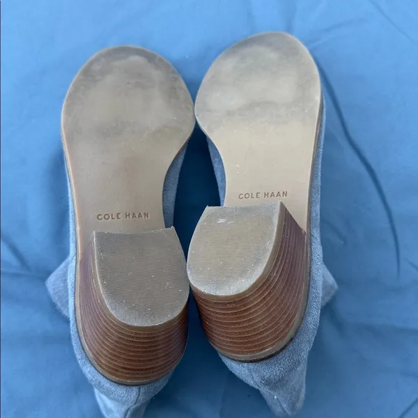 Cole Haan Gray Suede Ankle Booties size 6 - Image 6