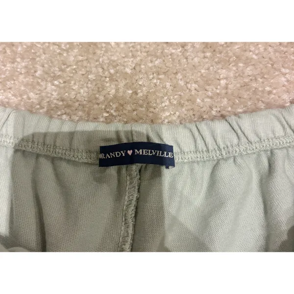 Brandy Melville flowy tie waist lounge shorts - Image 2
