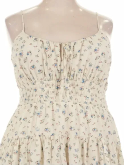 Lucky Brand Tea Length Floral Cotton Sundress XXL Excellent Condition - Image 4