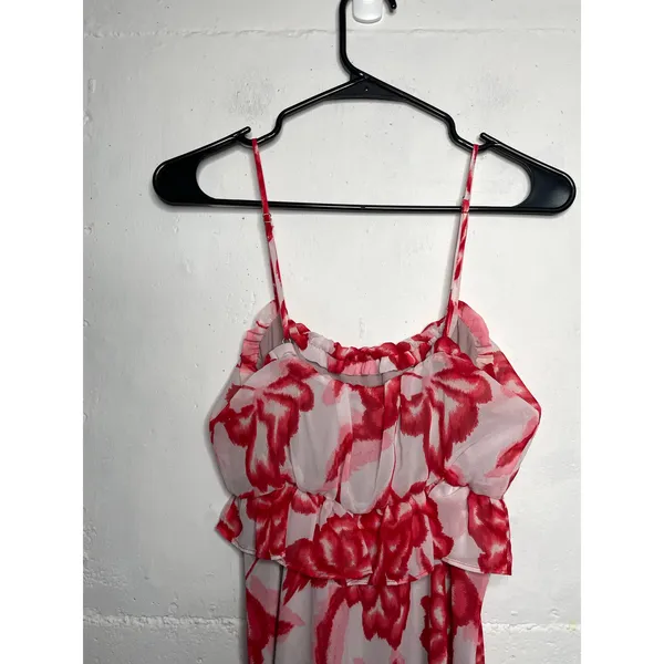 House of Harlow 1960 X Revolve Davi Midi Dress Red Floral Size XXS - Image 5