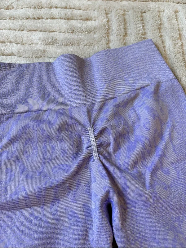 gymshark biker shorts Purple - Image 4