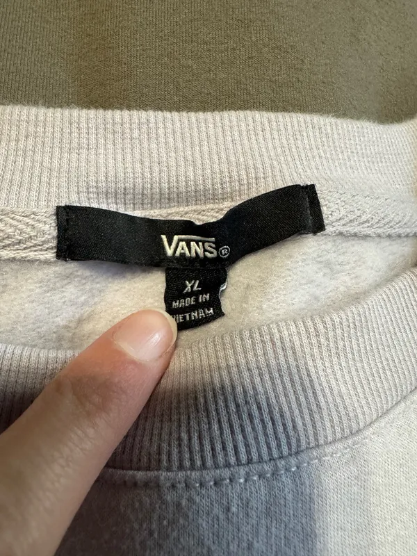 Vans sleeveless sweatshirt/ Crop top M - Image 3