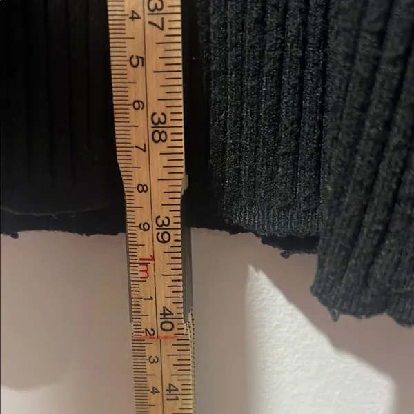 Aerie Women's Black Stretch Ribbed Pants Sz XL - Image 8