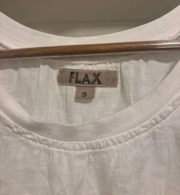 100% Linen White Tank - Image 4