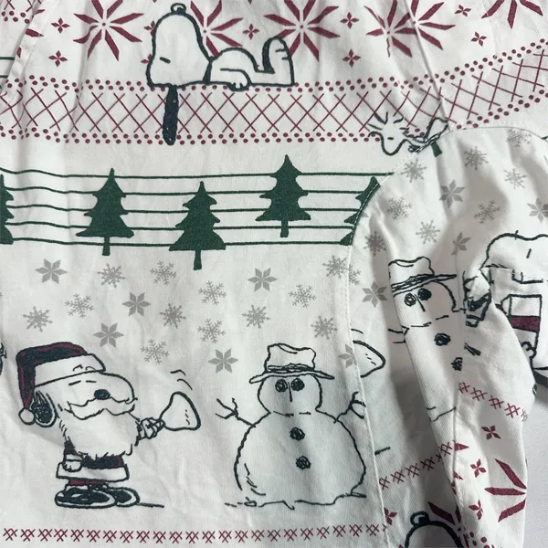 Peanuts Snoopy Christmas Holiday Sleepwear Pajama Shorts Size XS Petite - Image 4